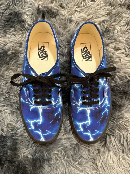 Vans Shoes - Vans Blue Lightning Shoes 8.5M/10W